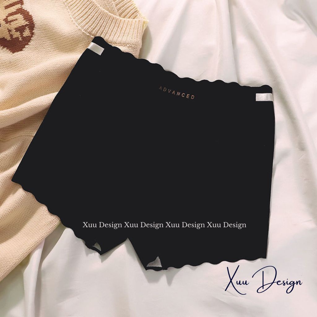Quần mặc váy XUU vải cotton gân tăm không viền, không đường may chống lộ cao cấp - QV06