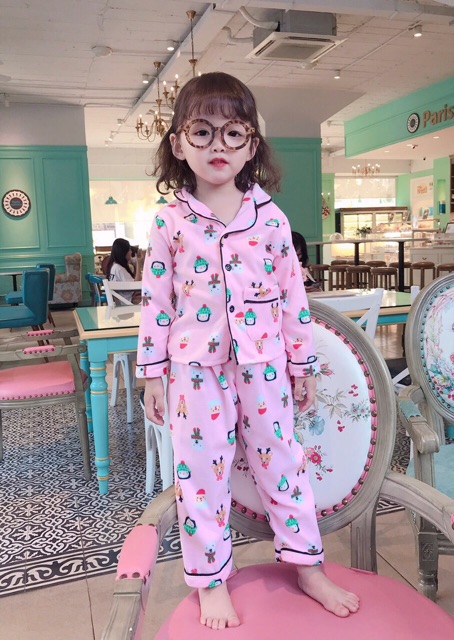 Bộ pijama nỉ size nhí cực đẹp, mềm mại và ấm áp cho bé trai, bé gái - BPNBN