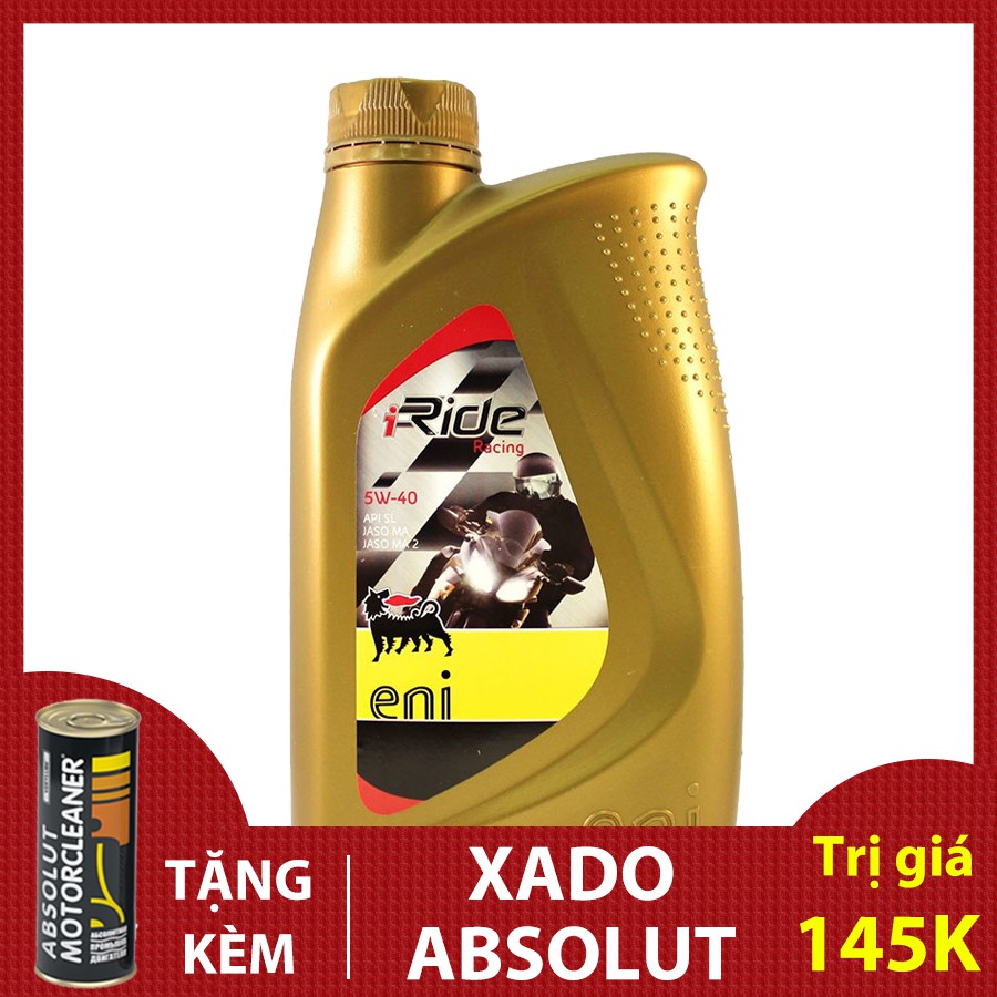 Dầu nhớt Eni racing 5w40 - Tặng kèm xúc động cơ Xado Absolut 250ml