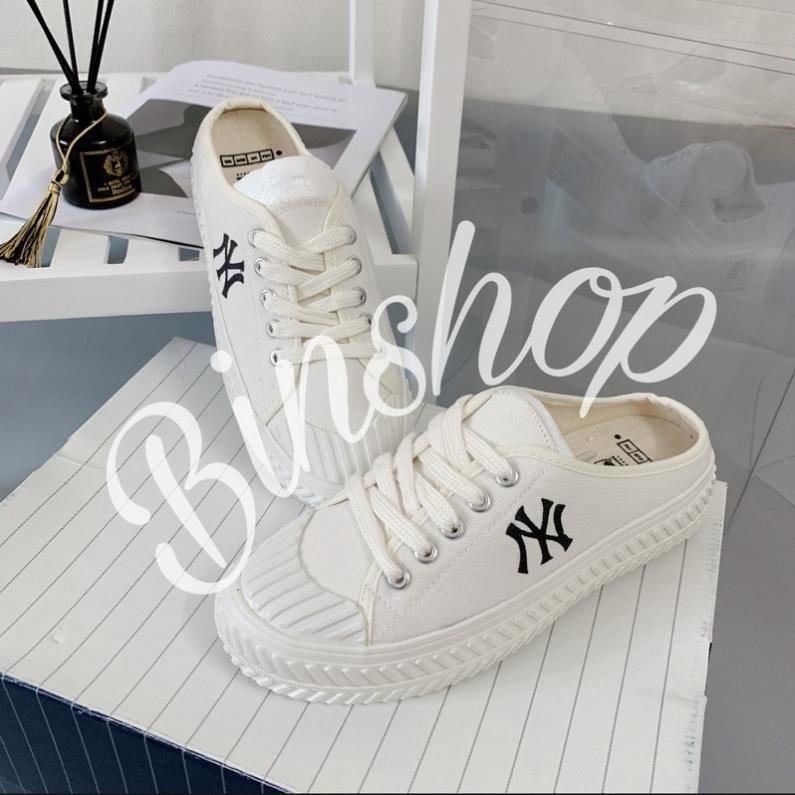 FULL BOX BILL ] Giày sục nữ đế bằng, sục MLB các màu bản chuẩn full sz 35-40, êm chân dễ phối đồ hot nhất năm.