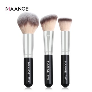 Bộ cọ trang điểm 3 cây Maange dùng cho phấn phủ / tạo khối / tán nền