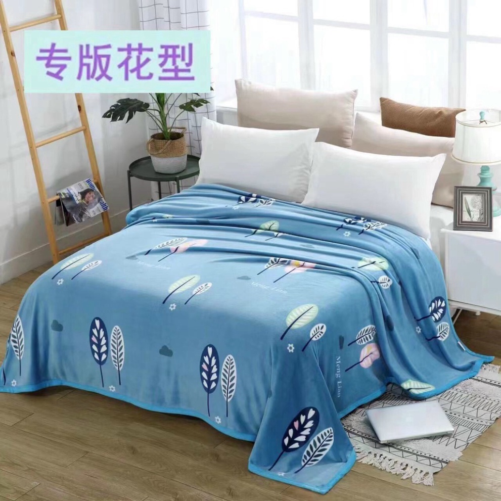 Chăn lông tuyết sữa hàn quốc in hình siêu đẹp siêu mềm mịn kích thước. 2mx2m2