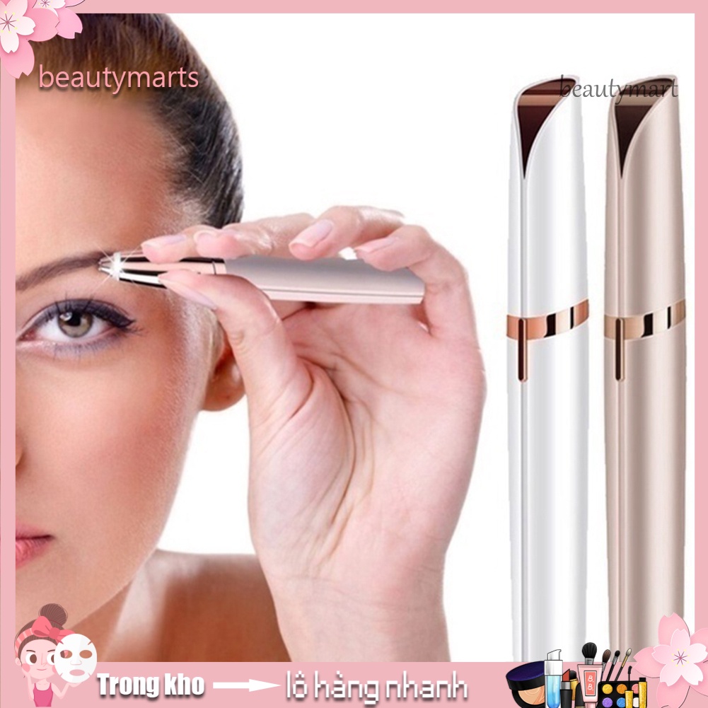 [Hàng mới về] Máy tỉa lông mày bằng điện không gỉ cho nữ