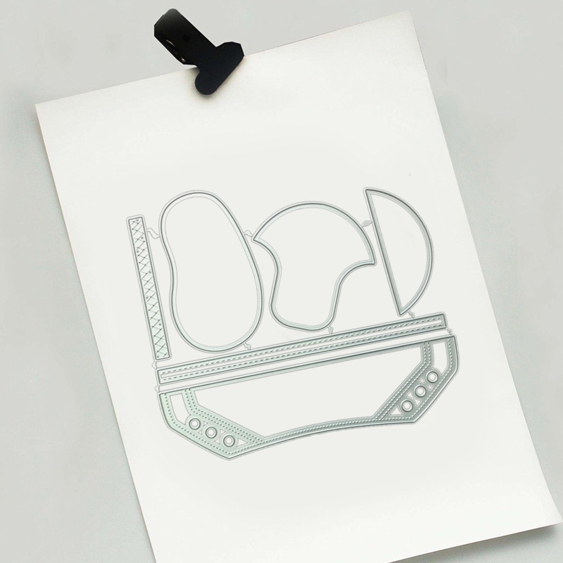 Khuôn Mẫu Cắt Thẻ Trang Trí Hình Đôi Giày