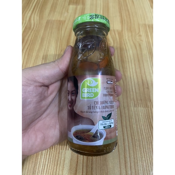Chè Dưỡng Nhan Tổ Yến và Trùng Thảo Green Bird