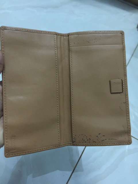 Ví dài nữ hiệu coach da thật hàng si