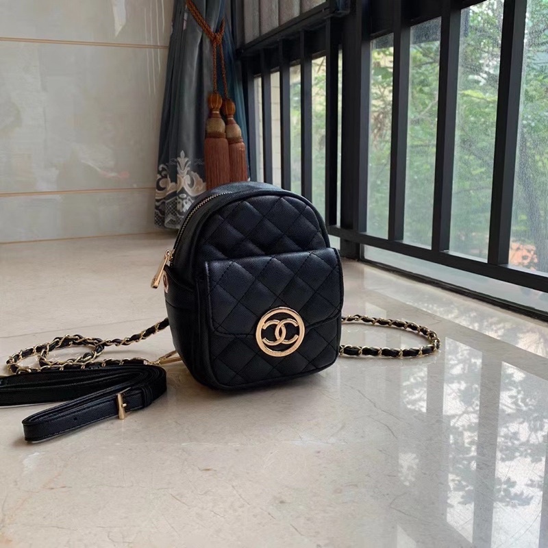 balo hoặc túi mini Chanel Vip Gift size 20x17cm