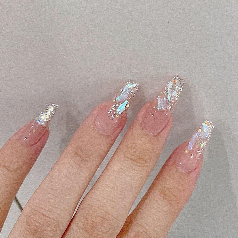 Bộ 24 Móng Tay Giả Che Phủ Toàn Diện Có Thể Tháo Rời