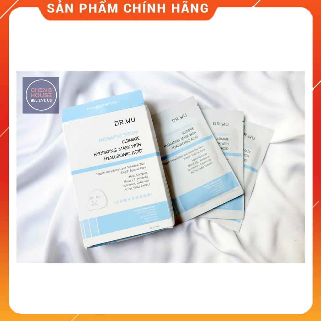 Mặt nạ DR.WU Hydrating Mask with Hyaluronic Acid