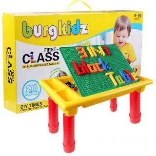 FREESHIP ĐƠN 99K - Bàn xếp hình lego cỡ lớn kèm 200 miếng ghép sáng tạo