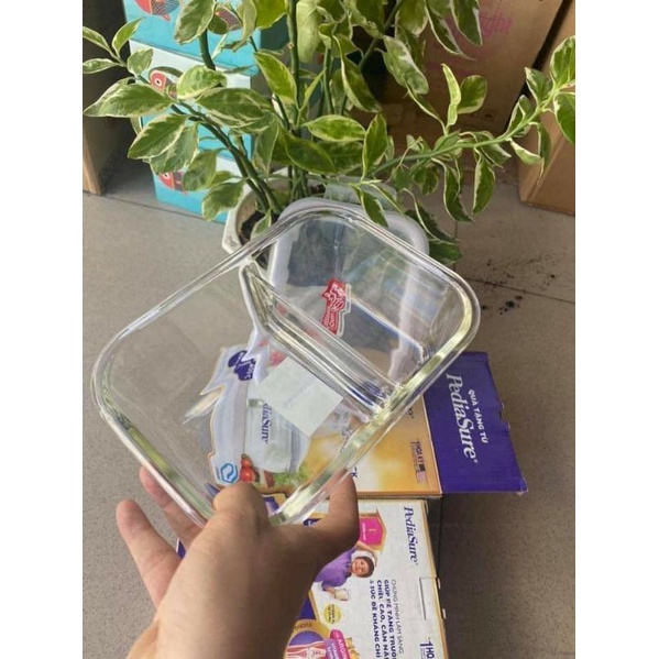 Hộp chia ngăn thủy tinh Lock&Lock