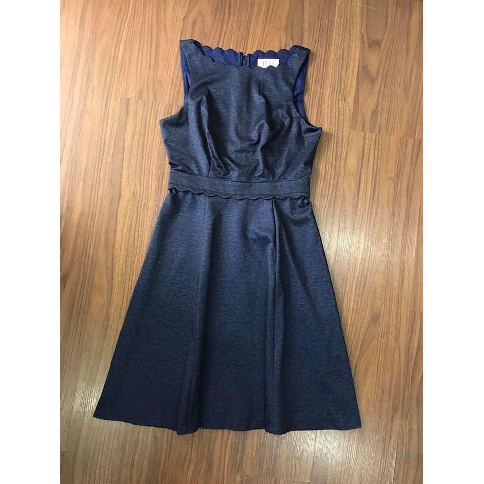 Đầm xòe Elle viền