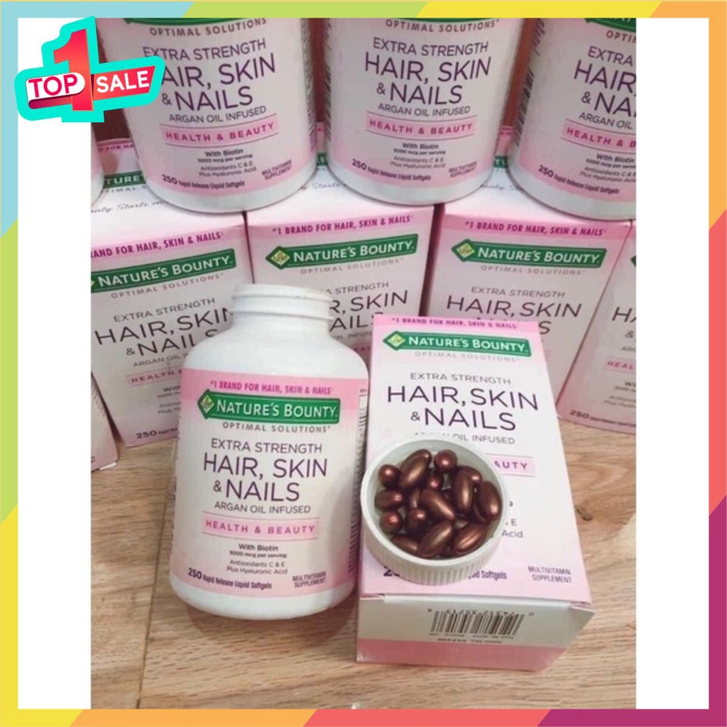 Viên uống hair skin nail 250 viên