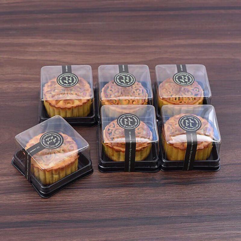 Khay đế vuông bánh trung thu, bánh dứa 100gr