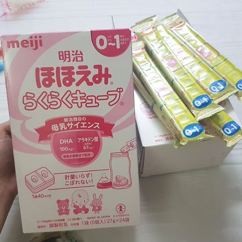 Sữa Meiji Thanh 0 - 1 Nội Địa Nhật Tách Lẻ 1 Thanh