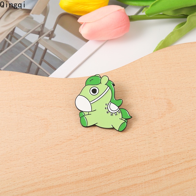 Huy hiệu cài áo Miss Zoe hình động vật hoạt hình đáng yêu