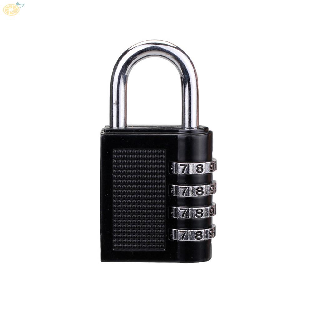 Khóa Hợp Kim Kẽm 4 Chữ Số Màu Đen / Bạc Tiện Lợi