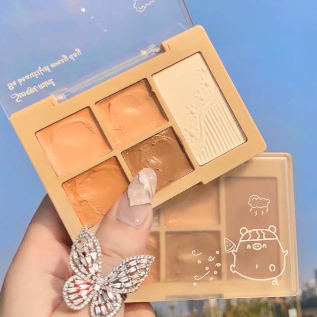 Bảng 5 Ô Che Khuyết Điểm và Tạo Khối Bắt Sáng Be Beautiful Everyday Của Sweet Mint