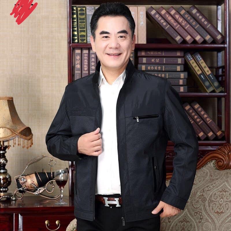 Áo Khoác Của Bố Áo Phao 3 Lớp Lót Lông Dầy Ảnh Thật
