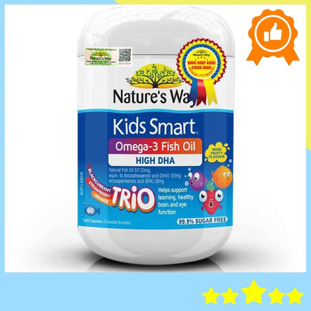 Nature's Way Omega-3 Fish Oil Trio - Bổ sung omega 3 cho bé | AN BABY|