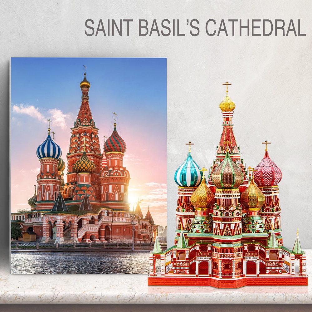 Bộ đồ chơi xếp hình PIECECOOL mô hình 3D bằng kim loại cho người lớn và trẻ em