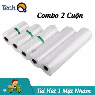 Cuộn túi hút chân không một mặt nhám đầy đủ kích thước.