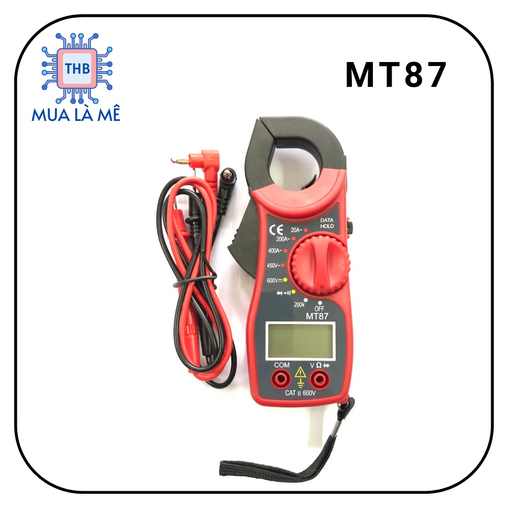 Ampe kìm MT87 - đồng hồ kẹp dây đo dòng điện chất lượng tốt.