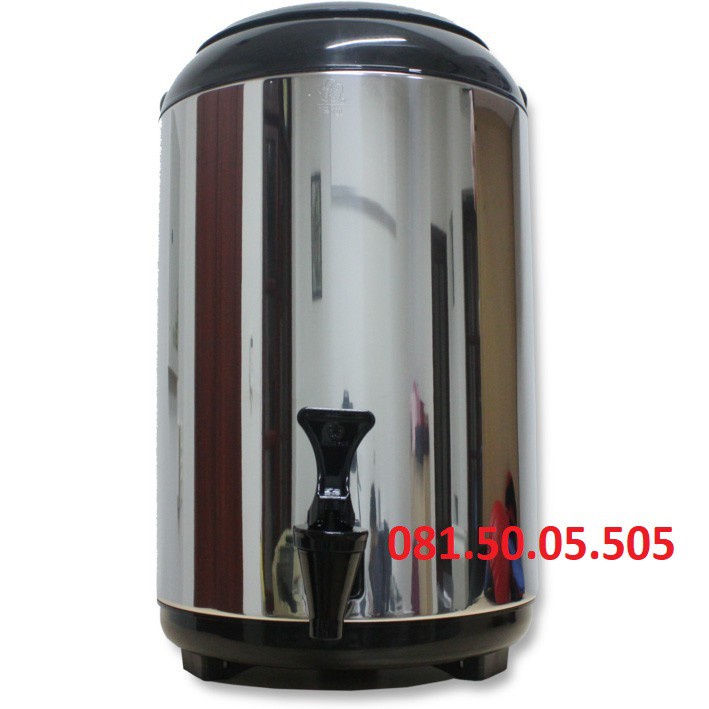 Bình ủ trà Inox giữ nhiệt 10L - 3 lớp giữ nhiệt với 2 vỏ inox và 1 lớp xốp bảo ôn giữ nhiệt F292