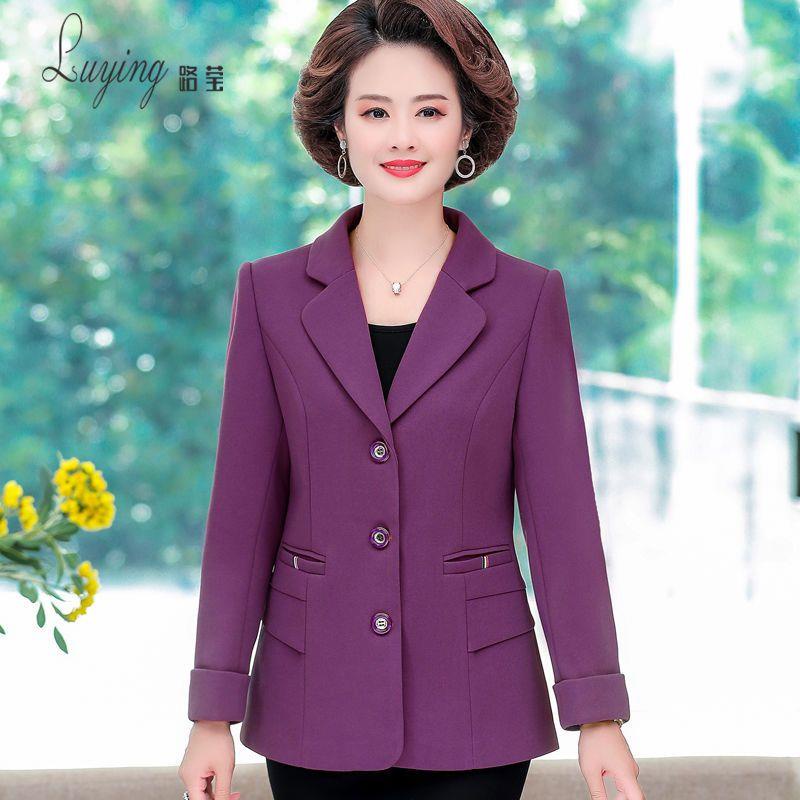 Áo Khoác Vest Phong Cách Phương Tây Thời Trang Xuân Thu Mới 2020 Cho Phụ Nữ Trung Niên