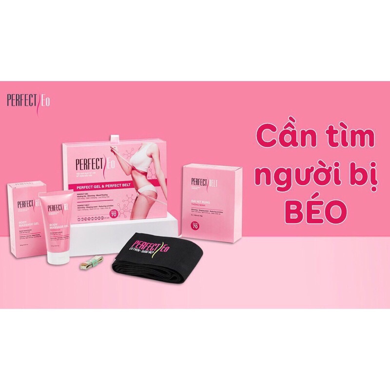 Đai kem Perfect Eo giảm mỡ vòng bụng