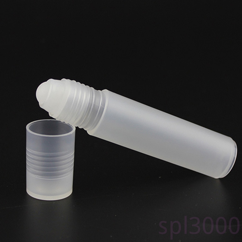 Set 4 chai rỗng trong suốt đựng tinh dầu có đầu lăn tiện dụng
