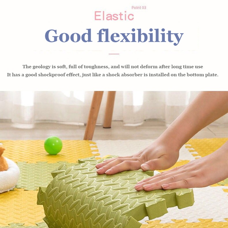 Thảm Xốp Ghép 3 Khối Lót Sàn Phòng Khách / Ký Túc Xá Trang Trí Nội Thất