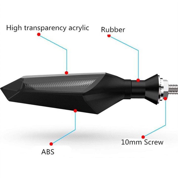Đèn xi nhan xe máy, đèn led xi nhan, Đèn xi nhan chạy hiệu ứng-DXNL17