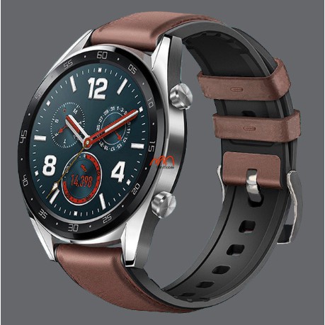 Dây da lưng nhựa Huawei Watch GT2 42mm hiệu King