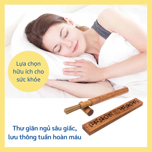 Trầm tăm ⚡️SẠCH, AN TOÀN⚡️ Nhang trầm không tăm, hương thơm thanh nhẹ, không cay mắt