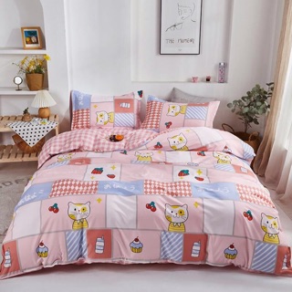 Set chăn ga gối cotton poly nhập