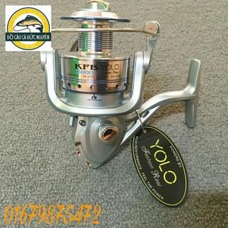 Máy câu cá YOLO KFB6000 êm,mượt câu lục,lancer -ĐỒ CÂU CÁ ĐỨC NGUYÊN