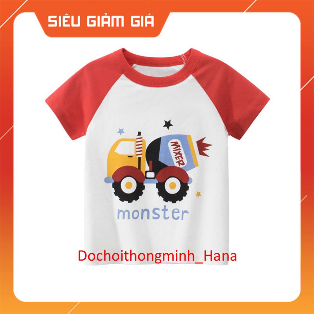 [ 100%Cotton ]  Áo thun trẻ em  Chất vải thoáng mát,thấm hút mồ hôi tốt,họa tiết màu sắc đẹp.TN011