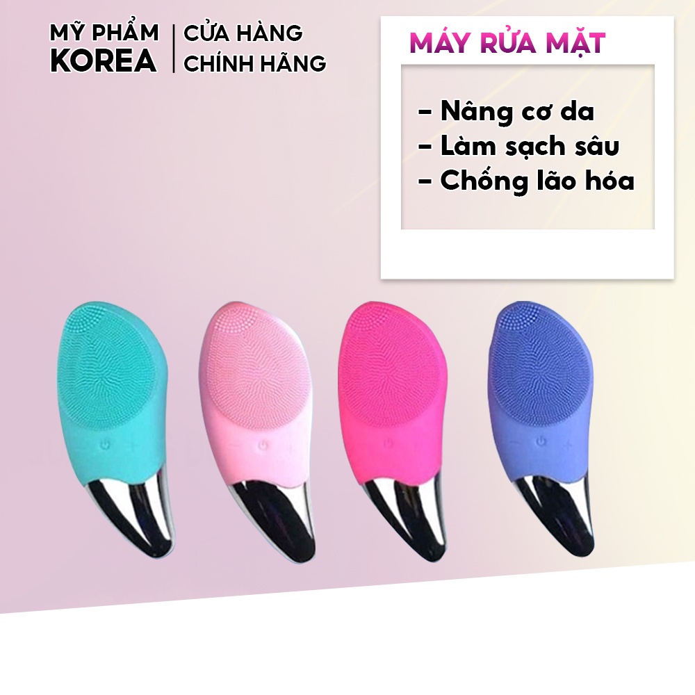 Máy Rửa Mặt SONIC FACIAL BRUSH, làm sạch sâu, Chống Lão Hóa Và Nâng Cơ Da, Tốc Độ Tích Hợp Sóng siêu âm