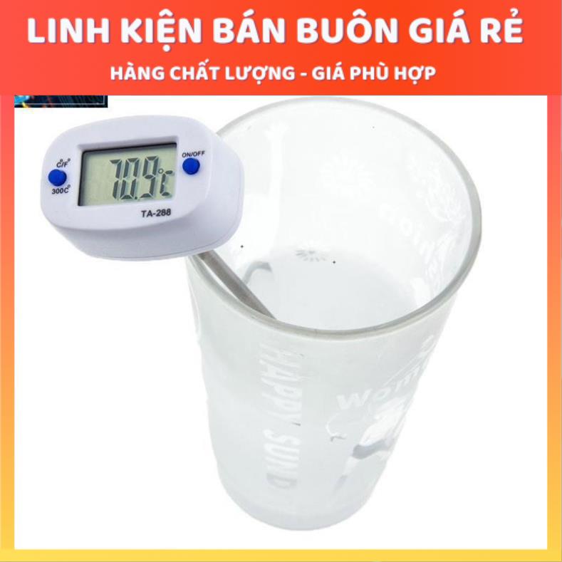 Nhiệt kế nhà bếp đo nhiệt độ thức ăn điện tử TA288 đọc tức thì dùng cho dầu/ sữa/ cà phê/ nước