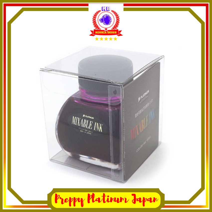 Mực Bút Máy Preppy, Mực Nhật Bản Platinum Lọ 60ml