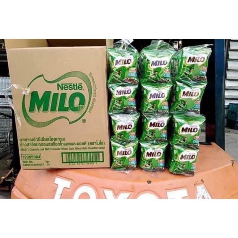 Bịch bánh 12 gói bim bim ngũ cốc bánh milo thái lan tặng 2 gói bánh star