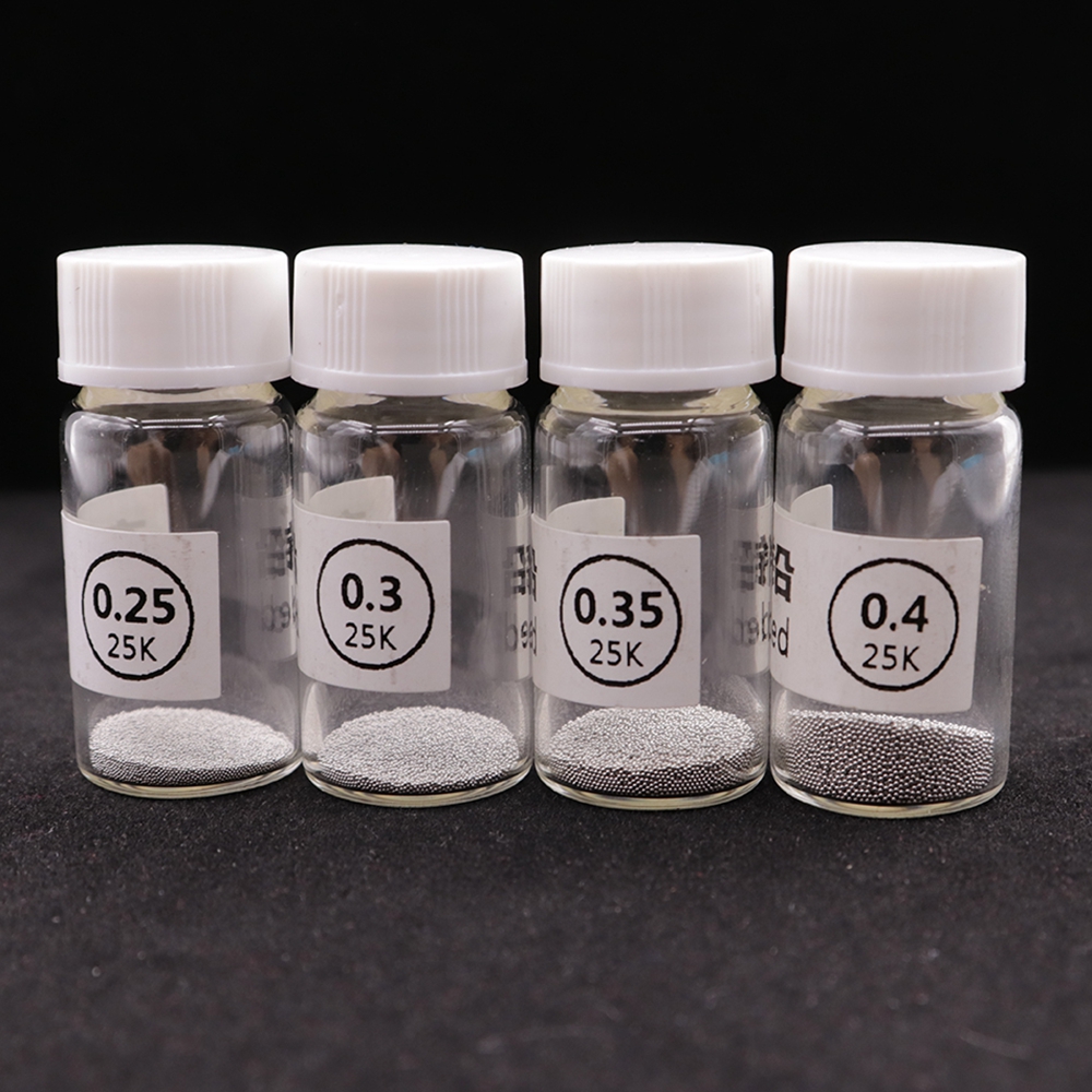 Chai 25000 hạt bóng thiếc 0.25-0.76mm dùng để hàn