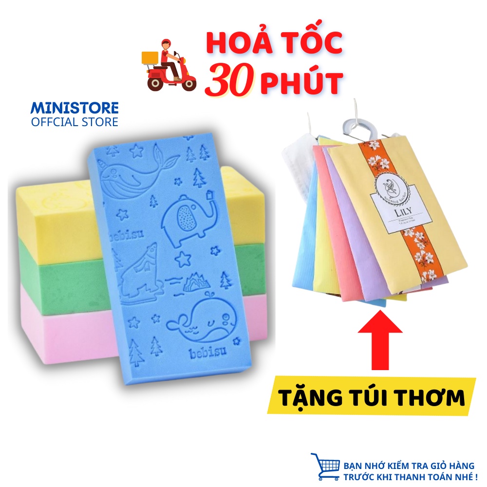 ⚡FREE SHIP⚡ Bông Tắm Bọt Biển Kì Gét Tẩy Da Chết Siêu Sạch Cho Body Mút Non Siêu Mềm Mại Tạo Bọt Nhiều Bảo Vệ Da