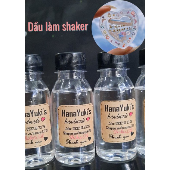 Dầu chuyên làm Shaker : Resin, ốp lưng, quả cầu tuyết...