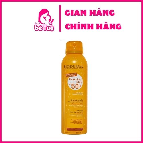 Xịt chống nắng body Bioderma SPF 50+ Pháp 150ml bảo vệ cho da nhạy cảm - Shopbetue