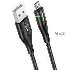 Cáp Sạc Và Truyền Dữ Liệu Cổng Micro Có Đèn Led Dây Dài 1.2m Hoco U93