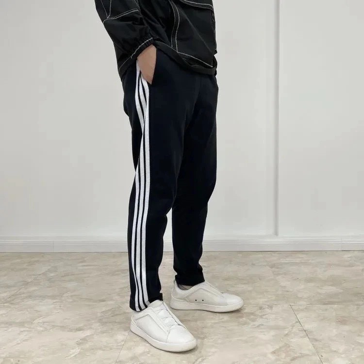 Quần thể thao 3 sọc nam nữ unisex ống suông thu đông co dãn chất dầy đủ size S đến XXL Q01