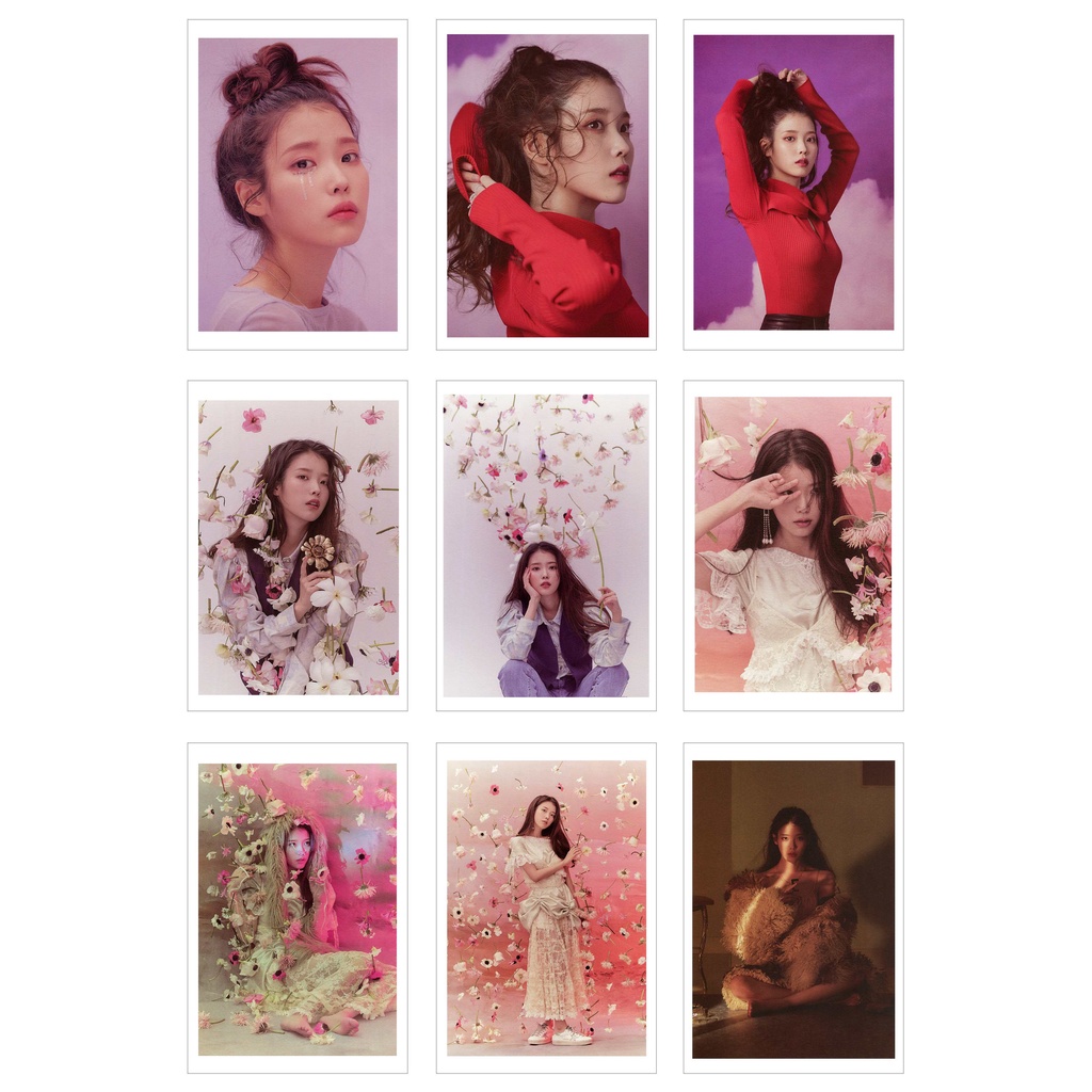 [Ép Lụa] Lomo Card 54 Ảnh IU - LILAC