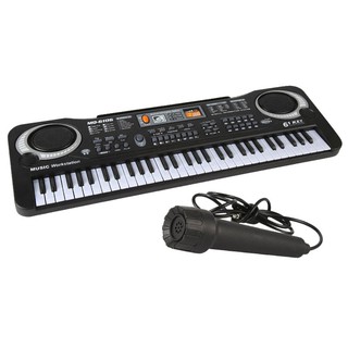 Electronic Piano Microphone 61 Key Kids Childrens Beginner Toy Gifts Piano